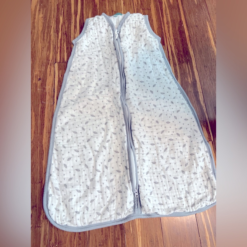 White Sleeveless Baby Sleep Sack